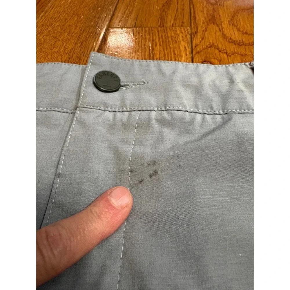 Faherty All Day‎ Shorts Mens 38 Light Blue Grey Performance Quick Dry 7